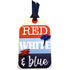 Terrific Tags Collection Red, White & Blue Accent Tag by SSC Designs