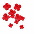 Petal Party Collection Real Red 1", 1.75" Hydrangea Flowers - Pkg. of 20
