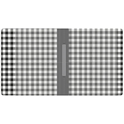 SN@P 6 x 8 Black Buffalo Check Flipbook by Simple Stories - 10 Pocket Pages