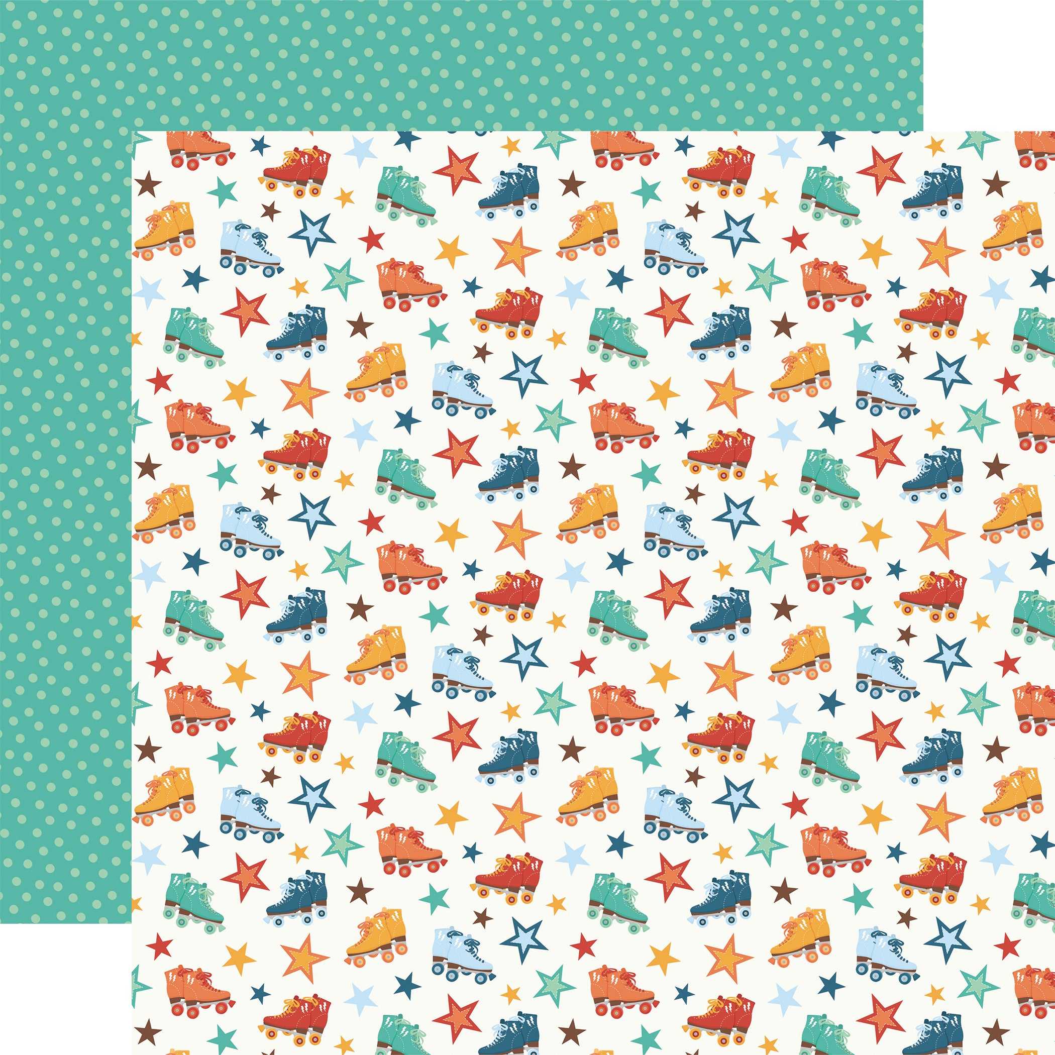 Summer Break Scrapbook Paper & Sticker Collection Kit by Echo Park Paper - 13 Pieces