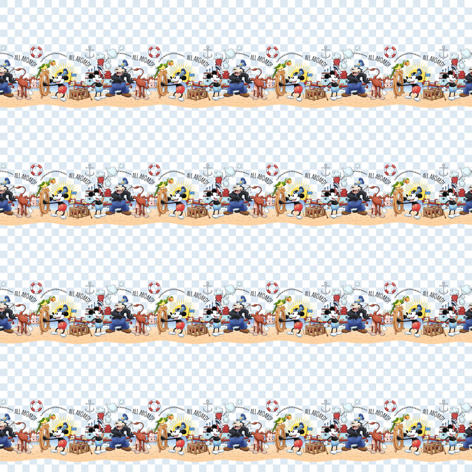 Steamboat Willie Collection Steamboat Willie 12 x 12 Double-Sided Scrapbook Paper by SSC Designs