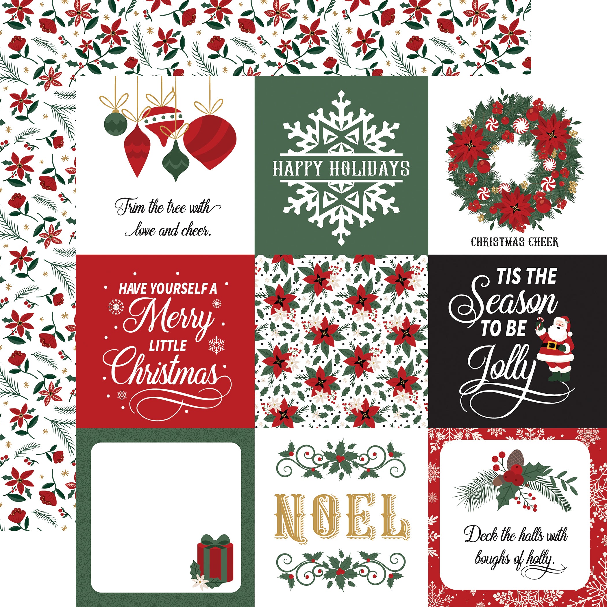 Santa Claus Paper & Sticker Collection Kit by Echo Park Paper - 13 Pieces