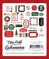 Santa Claus Collection Ephemera Scrapbook Embellishments by Echo Park Paper