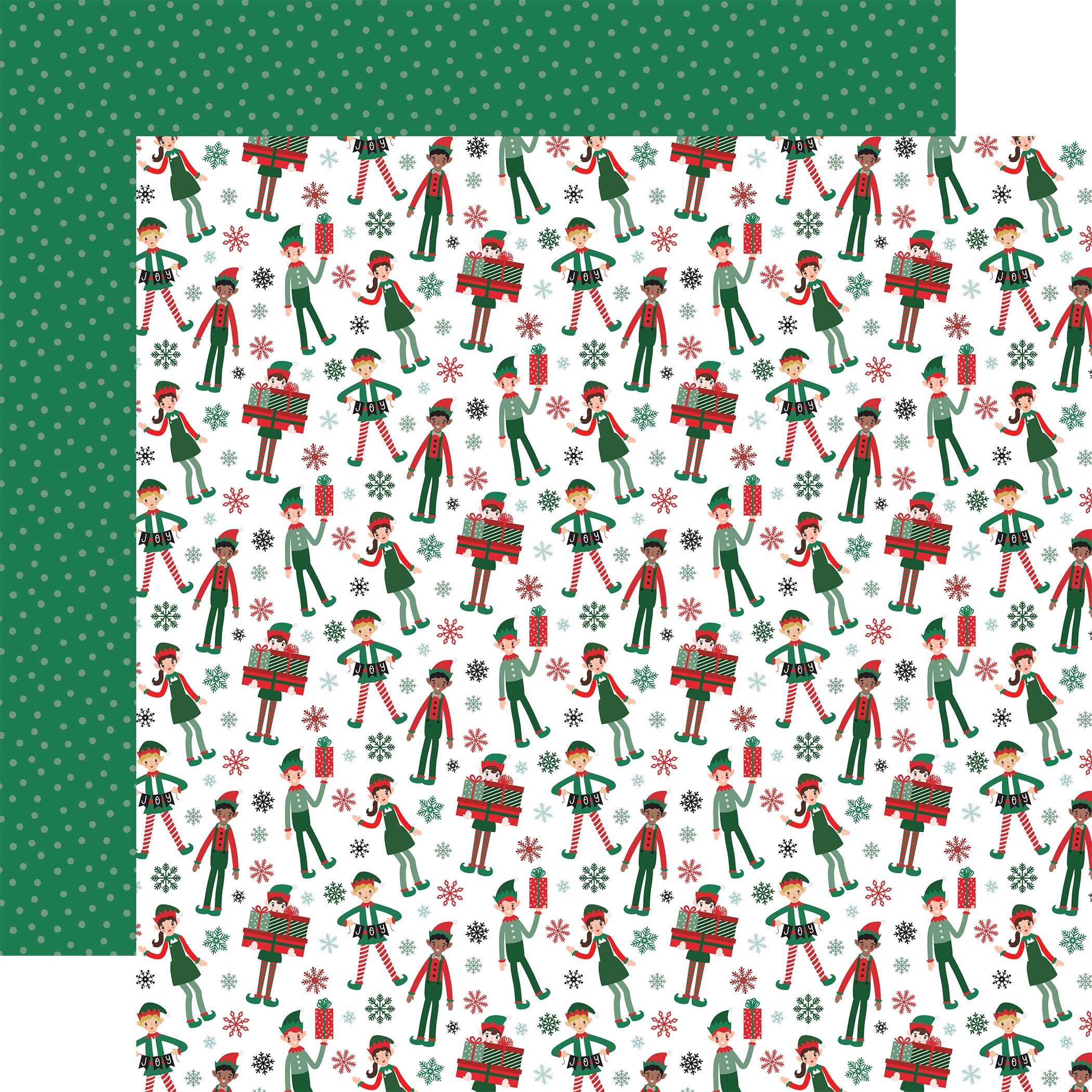 Christmas Express Paper & Sticker Collection Kit by Echo Park Paper - 13 Pieces