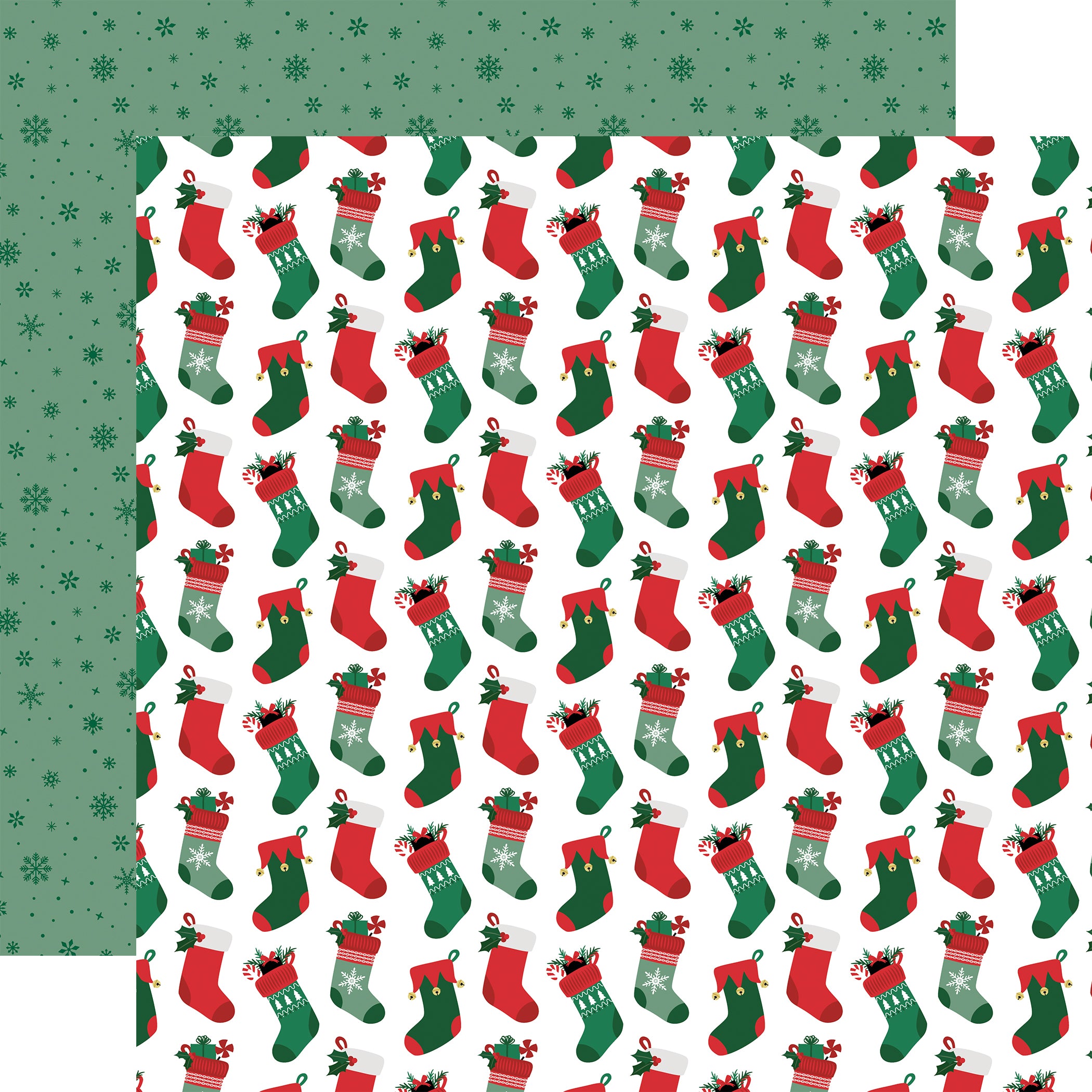 Christmas Express Paper & Sticker Collection Kit by Echo Park Paper - 13 Pieces