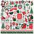 Christmas Express Paper & Sticker Collection Kit by Echo Park Paper - 13 Pieces