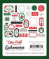 Christmas Express Collection Ephemera Scrapbook Embellishments by Echo Park Paper