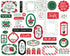 Christmas Express Collection Ephemera Scrapbook Embellishments by Echo Park Paper