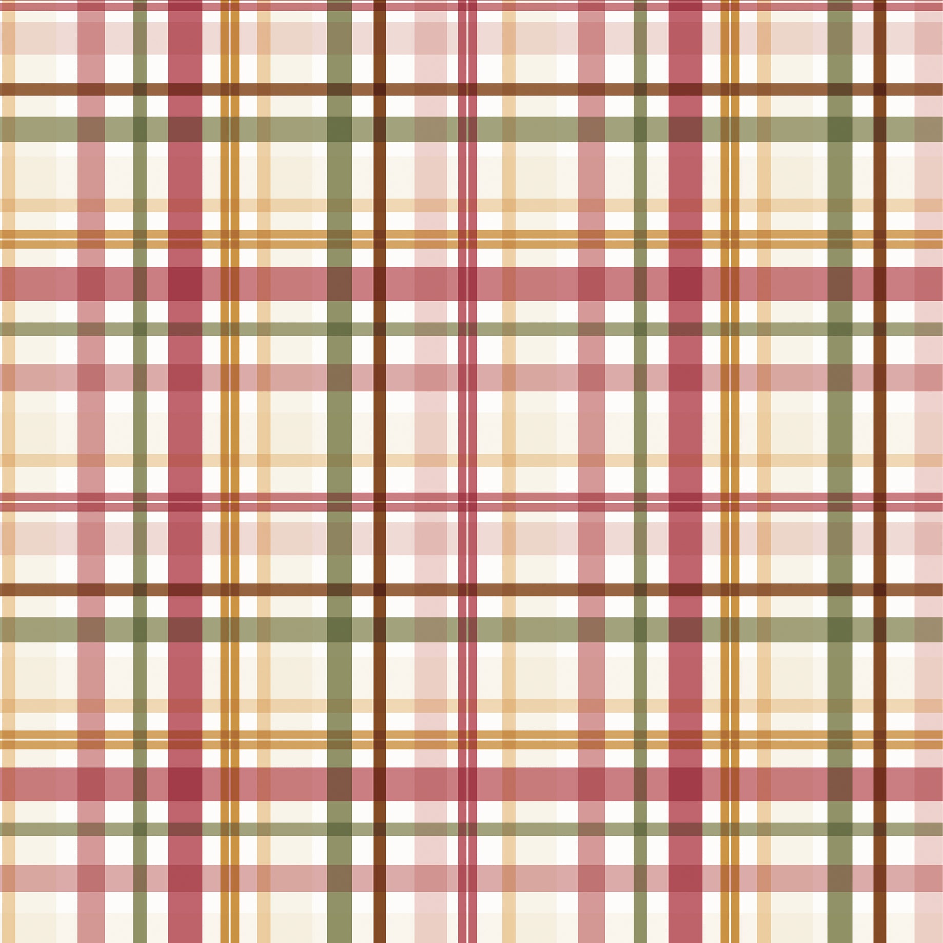 Special Delivery Baby Girl Collection Loved Girl Plaid 12 x 12 Double-Sided Scrapbook Paper by Echo Park Paper