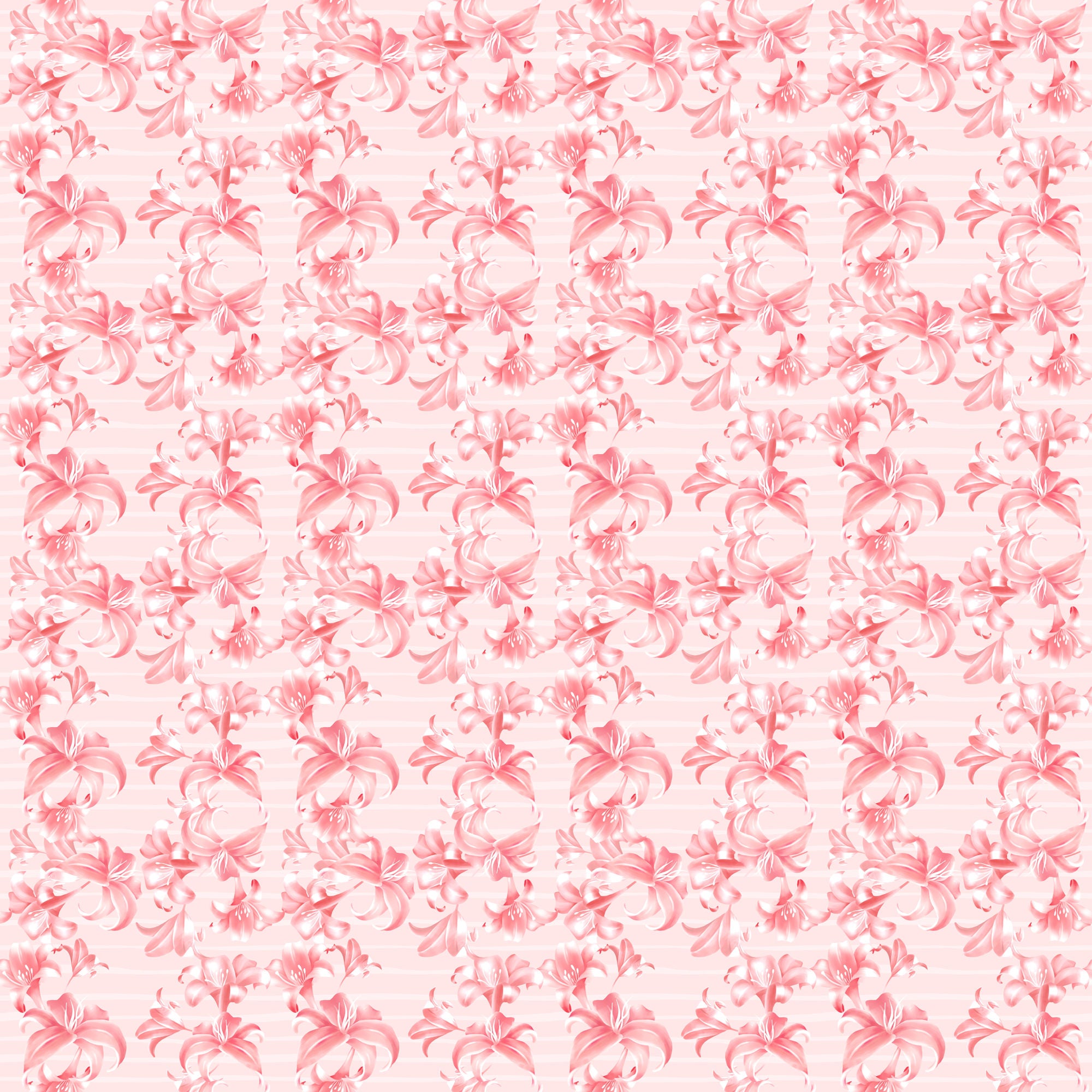 Nautical Summer Collection Floral Shells 12 x 12 Double-Sided Scrapbook Paper by SSC Designs