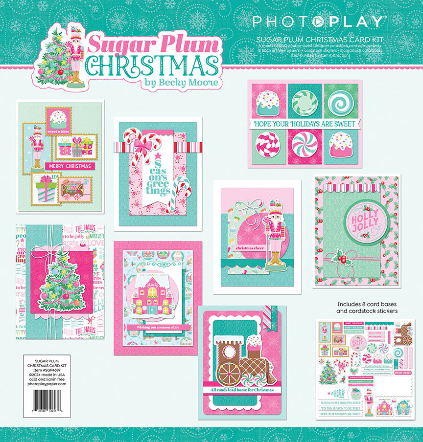 Sugar Plum Christmas Card Maker Kit by Photo Play Paper