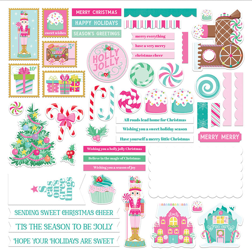 Sugar Plum Christmas Card Maker Kit by Photo Play Paper