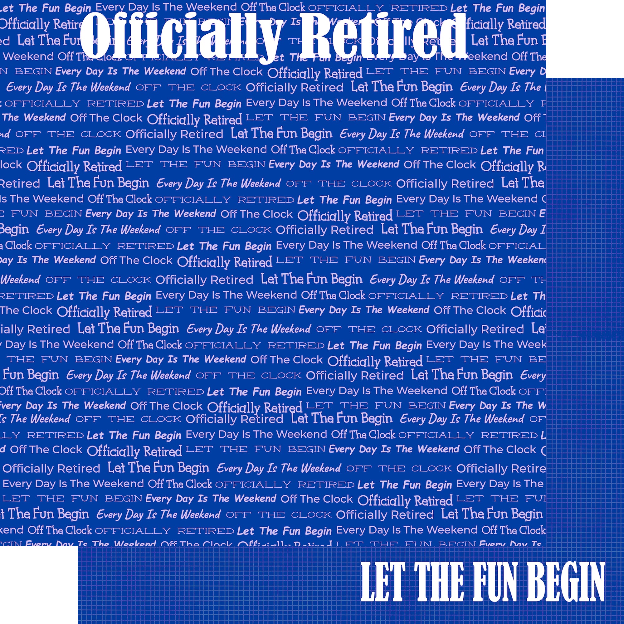 Retirement Collection Finally Retired 12 x 12 Double-Sided Scrapbook Paper by SSC Designs
