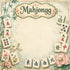 Mahjongg 12 x 12 Double-Sided Scrapbook Paper by SSC Designs