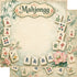 Mahjongg 12 x 12 Double-Sided Scrapbook Paper by SSC Designs