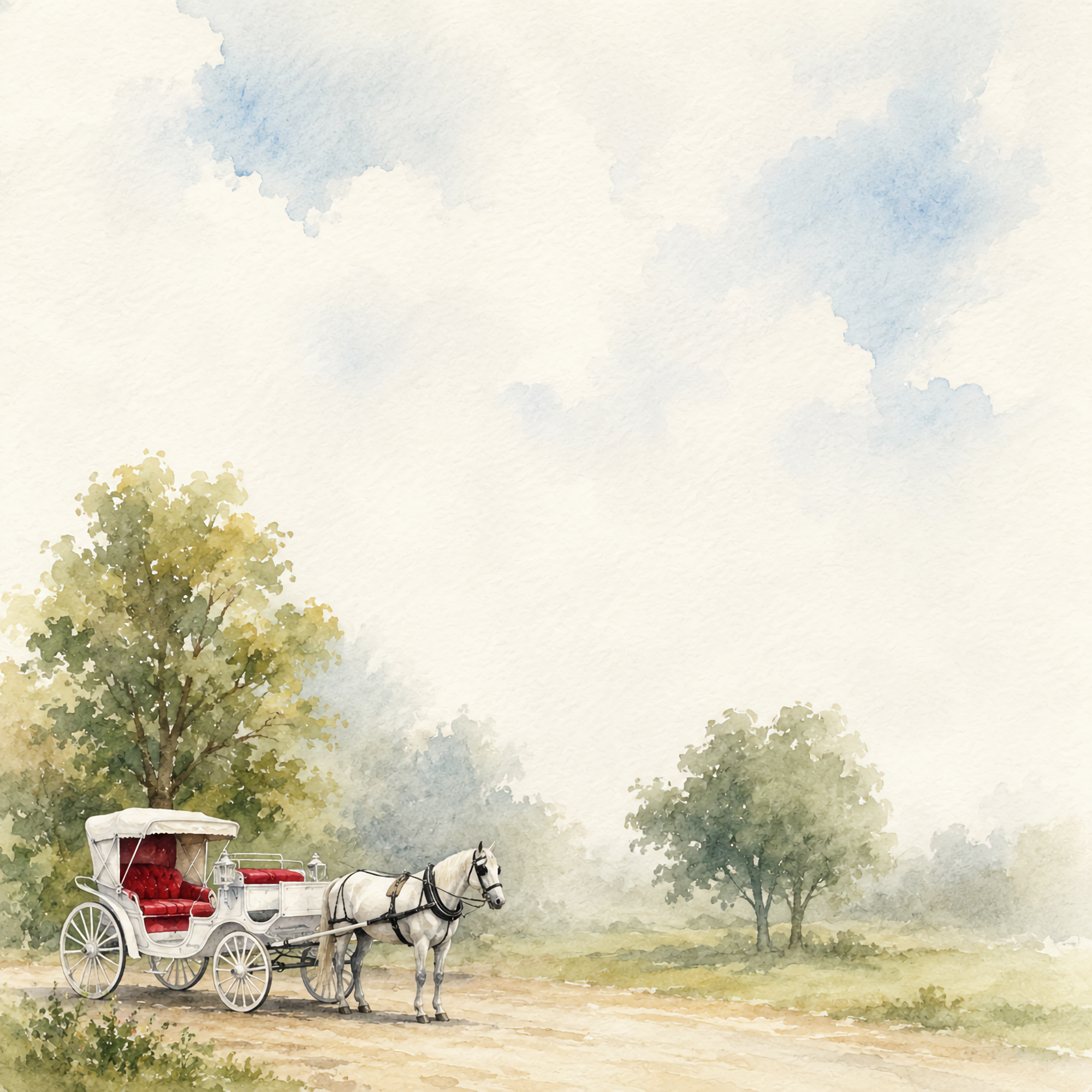 Carriage Ride 12 x 12 Double-Sided Scrapbook Paper by SSC Designs
