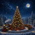 Christmas Train Collection Around The Tree 12 x 12 Double-Sided Scrapbook Paper by SSC Designs