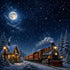 Christmas Train Collection Around The Tree 12 x 12 Double-Sided Scrapbook Paper by SSC Designs
