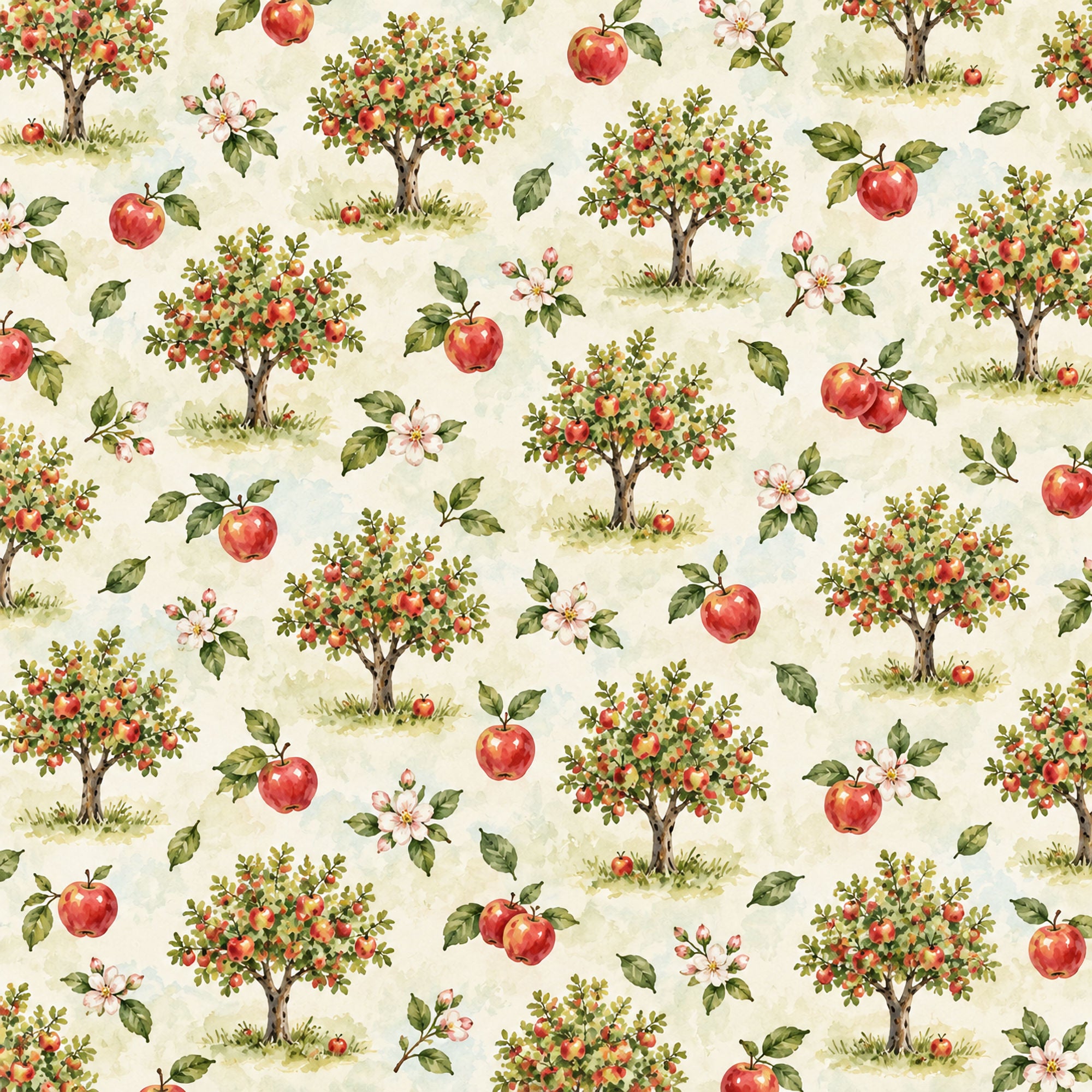 Just Fun Collection Apple Picking 12 x 12 Double-Sided Scrapbook Paper by SSC Designs
