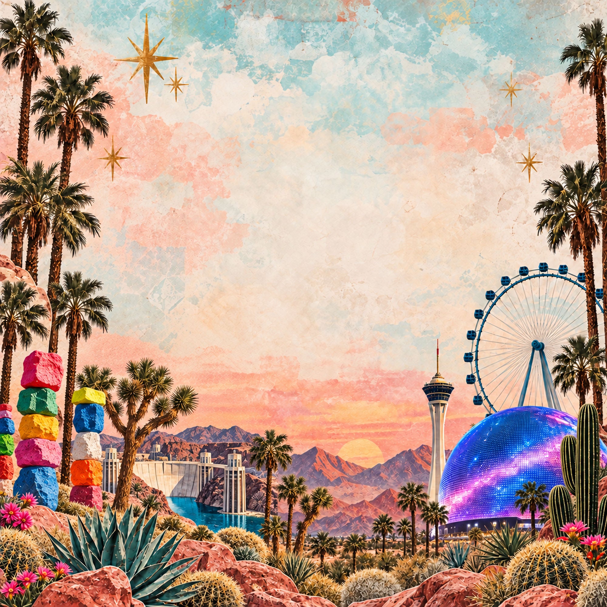Just Fun Collection Welcome to Las Vegas 12 x 12 Double-Sided Scrapbook Paper by SSC Designs