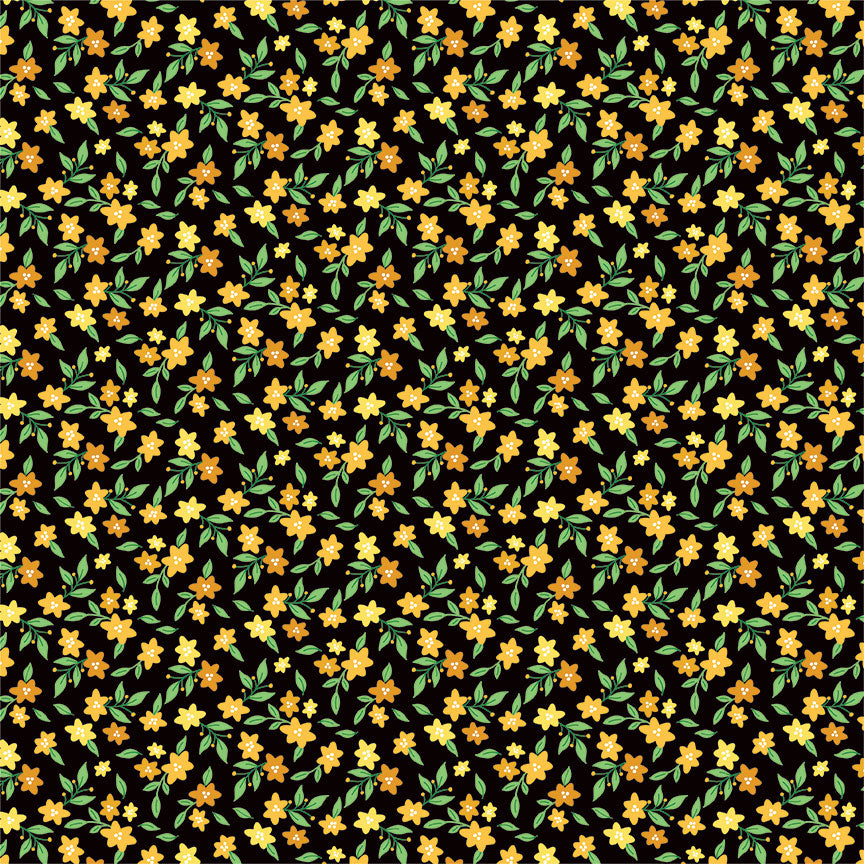 Sweet as Honey 2 Collection Fields of Flowers 12 x 12 Double-Sided Scrapbook Paper by Photo Play Paper