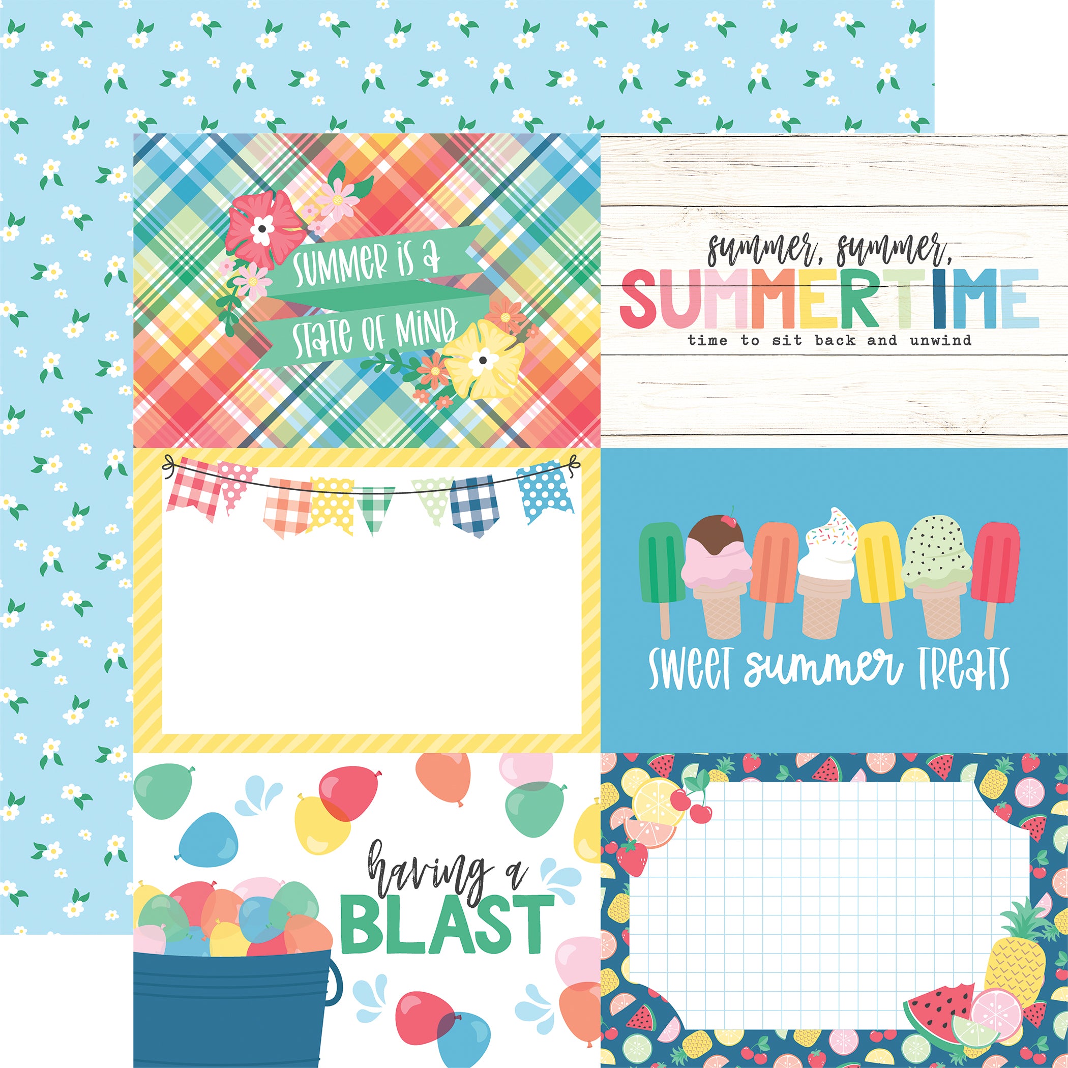 Sun Kissed Scrapbook Paper & Sticker Collection Kit by Echo Park Paper - 13 Pieces