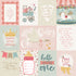 Sweet Little Princess Collection Hello Little One 12 x 12 Double-Sided Scrapbook Paper by Photo Play Paper