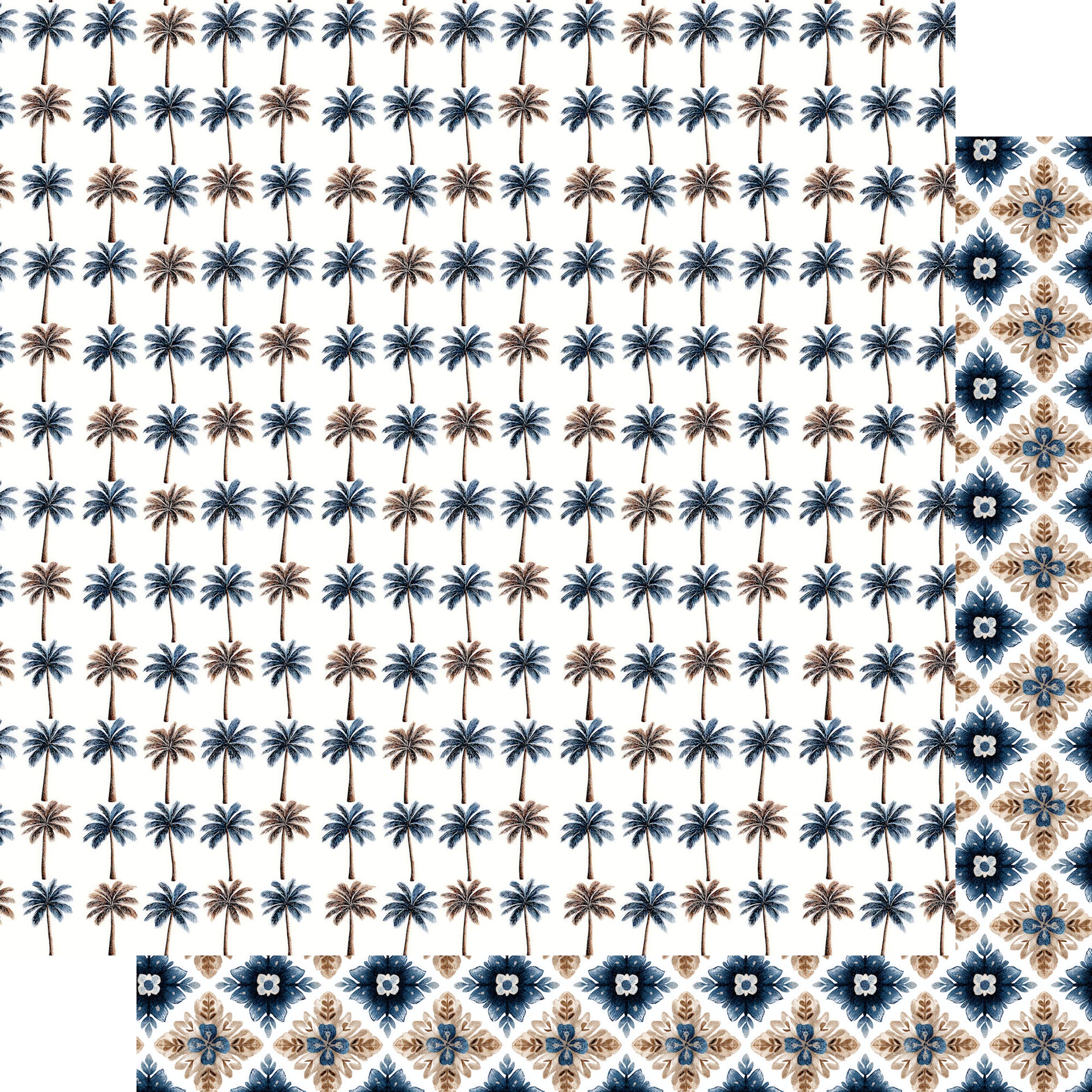 Saltwater Shores Collection Nautical Charm 12 x 12 Double-Sided Scrapbook Paper by SSC Designs