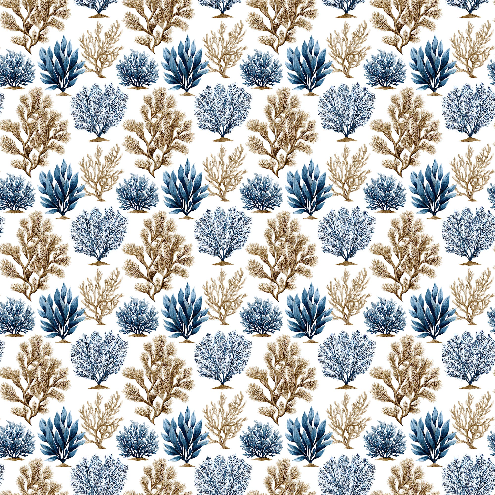 Saltwater Shores Collection Coral Coast 12 x 12 Double-Sided Scrapbook Paper by SSC Designs
