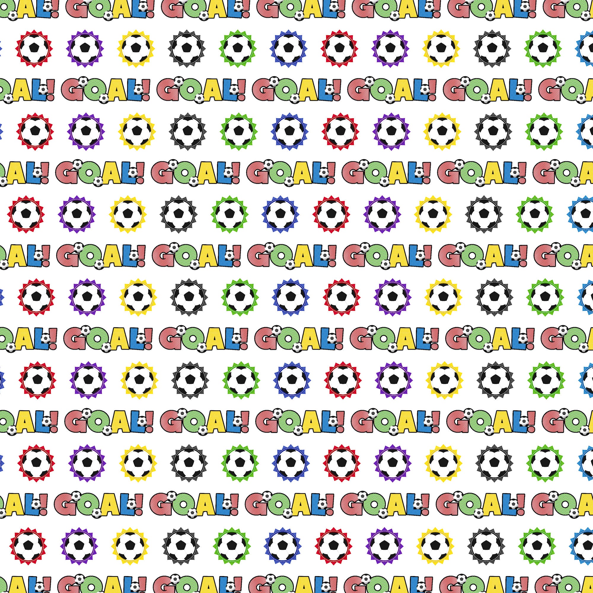 Soccer Season Collection Victory Shout 12 x 12 Double-Sided Scrapbook Paper by SSC Designs