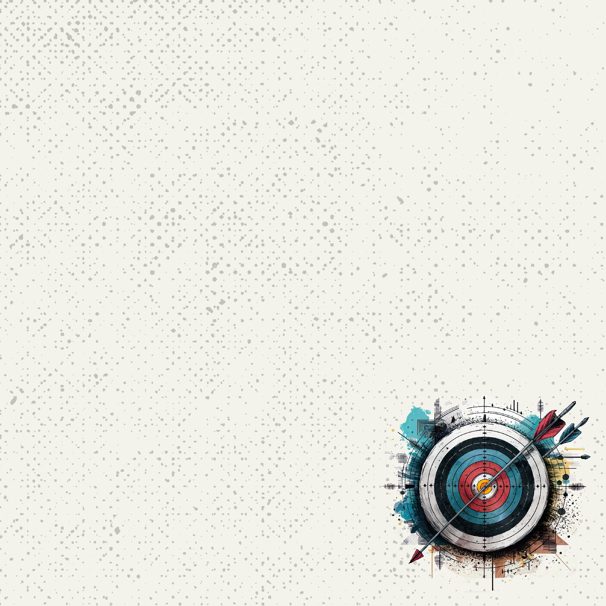 Play Hard Collection Archery 12 x 12 Double-Sided Scrapbook Paper by SSC Designs