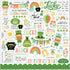 Happy St. Patrick's Day Collection 12 x 12 Scrapbook Sticker Sheet by Echo Park Paper