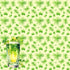 St. Patrick's Day Collection Shamrock Forest 12 x 12 Double-Sided Scrapbook Paper by SSC Designs