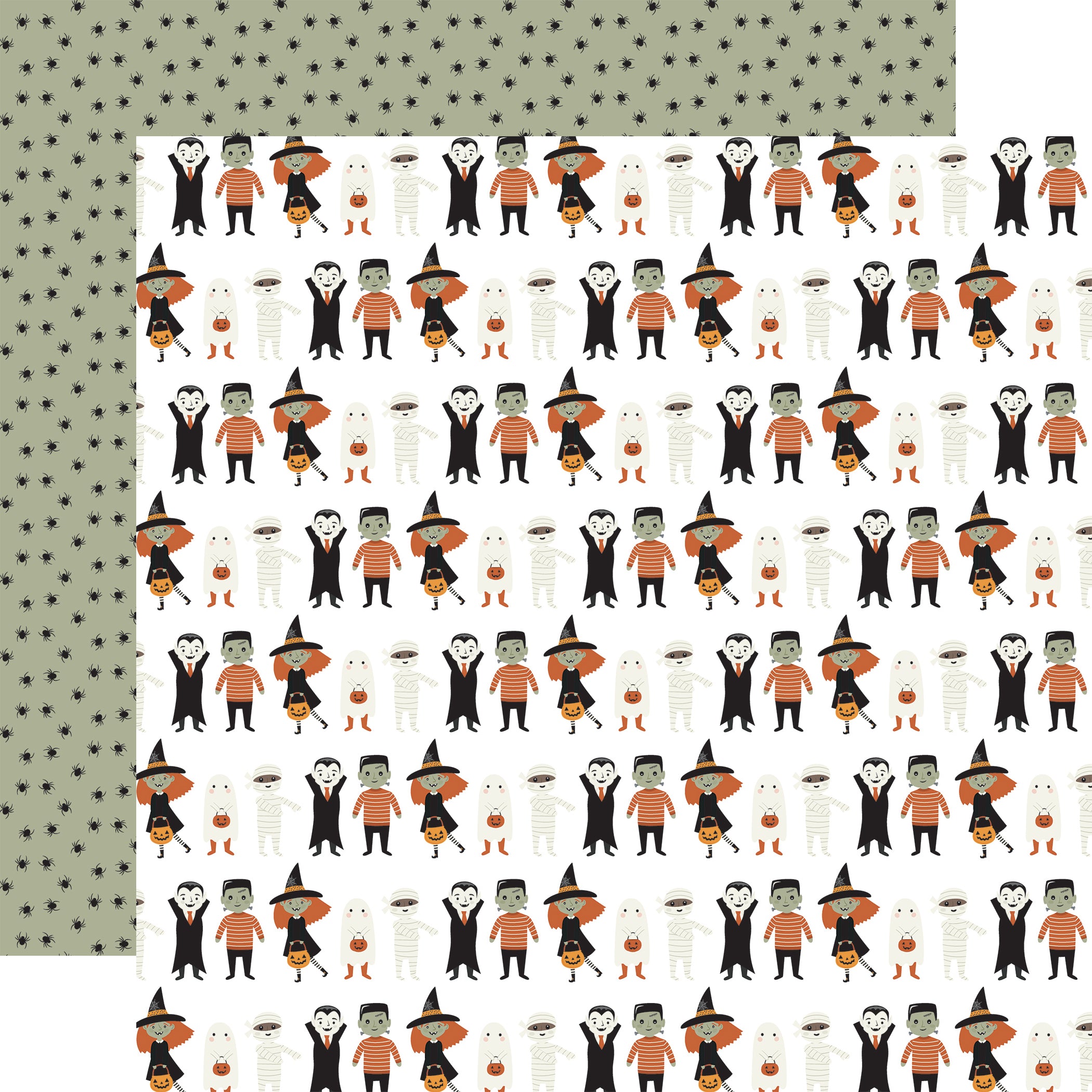 Spooky Collection Scrapbook Paper & Sticker Collection Kit by Echo Park Paper - 13 Pieces