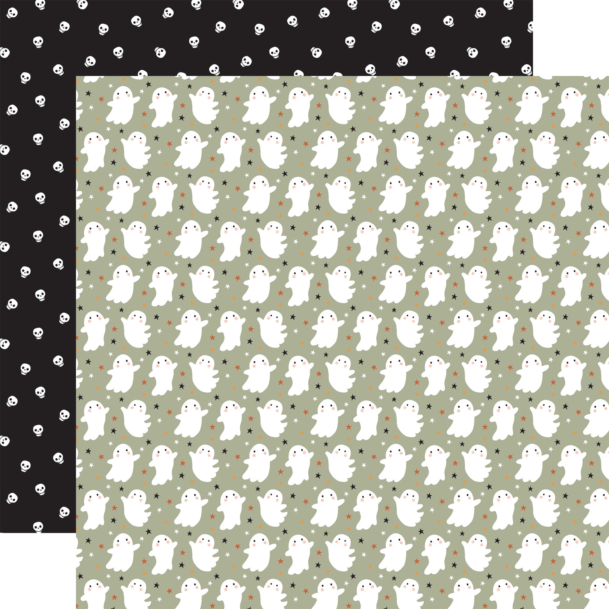 Spooky Collection Scrapbook Paper & Sticker Collection Kit by Echo Park Paper - 13 Pieces
