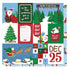 Santa, Please Stop Here Collection Team Santa 12 x 12 Double-Sided Scrapbook Paper by Photo Play Paper