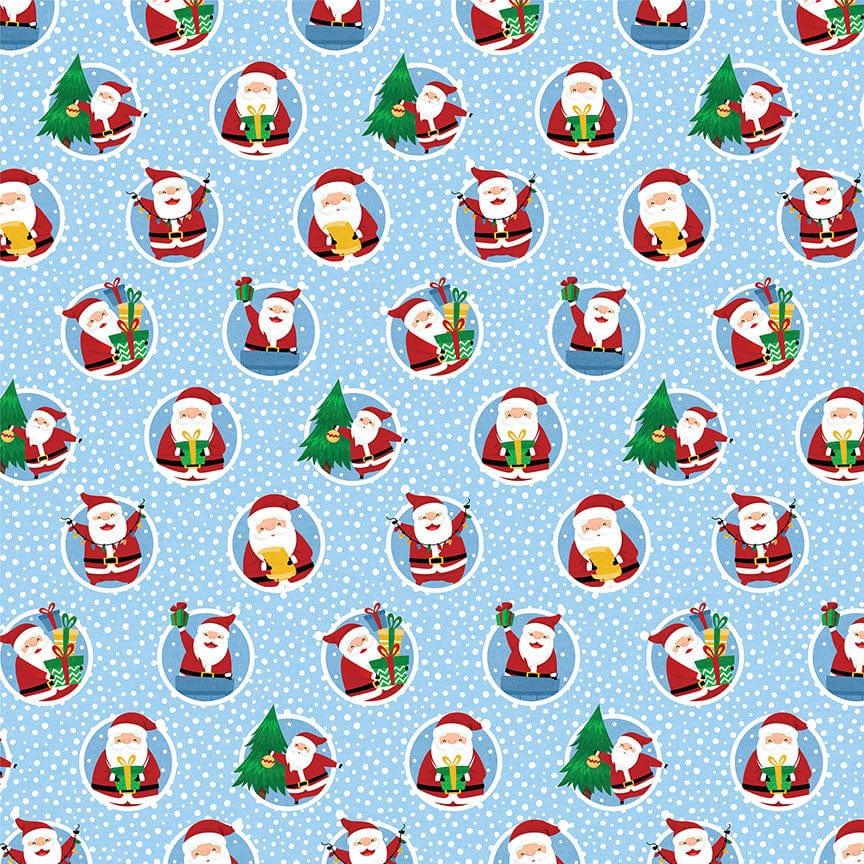 Santa, Please Stop Here Collection Team Santa 12 x 12 Double-Sided Scrapbook Paper by Photo Play Paper - Scrapbook Supply Companies