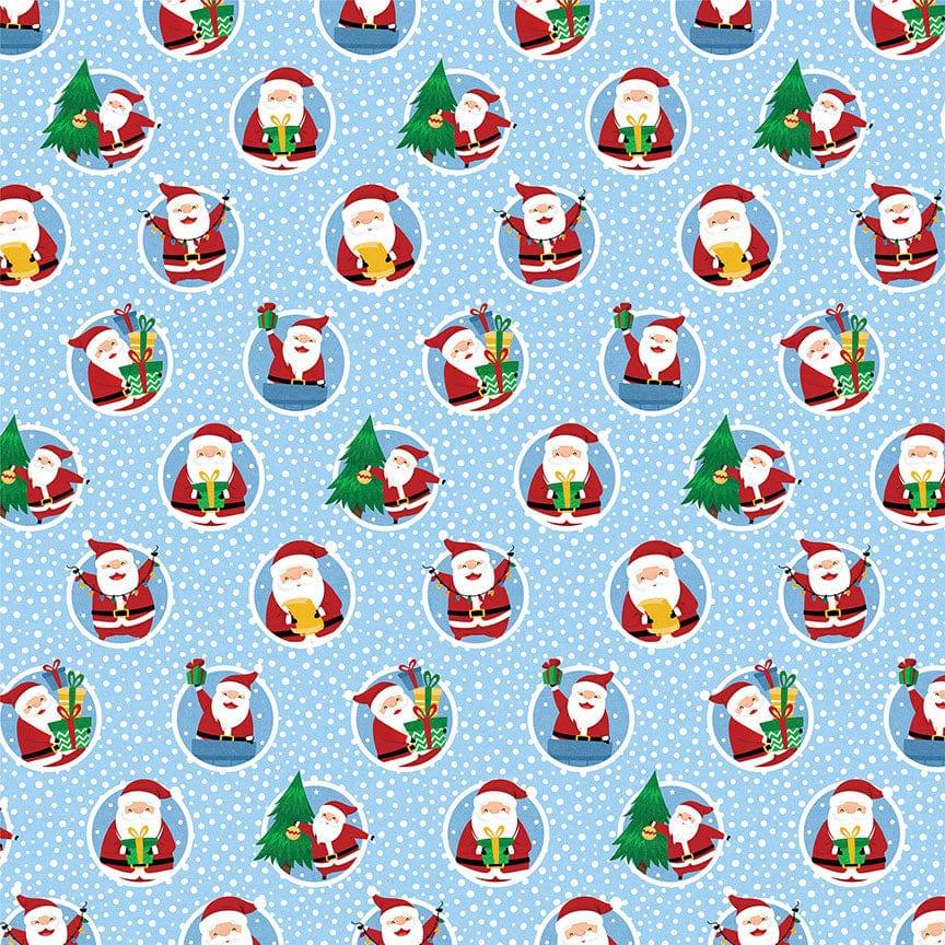 Santa, Please Stop Here Collection Team Santa 12 x 12 Double-Sided Scrapbook Paper by Photo Play Paper - Scrapbook Supply Companies
