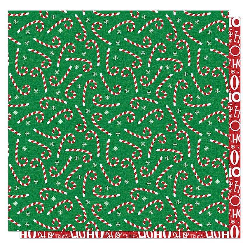 Santa, Please Stop Here Collection December Magic 12 x 12 Double-Sided Scrapbook Paper by Photo Play Paper