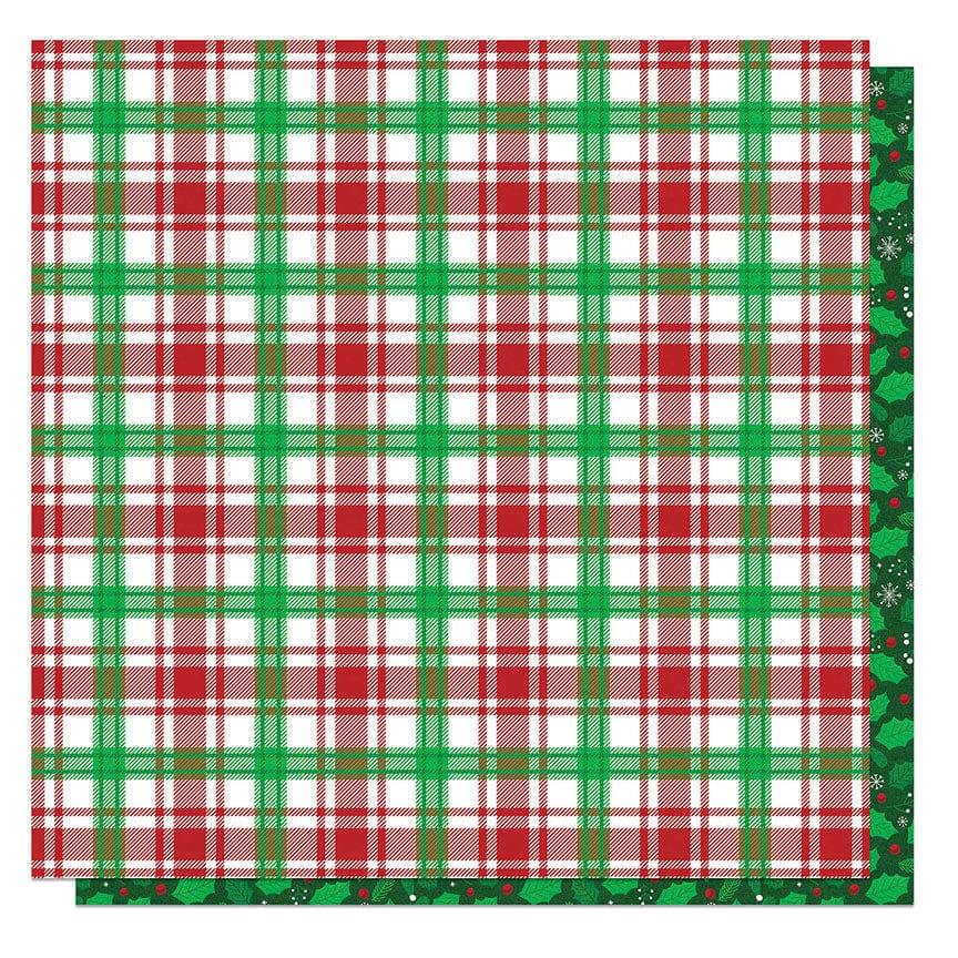 Santa, Please Stop Here Collection All That Jingles 12 x 12 Double-Sided Scrapbook Paper by Photo Play Paper - Scrapbook Supply Companies