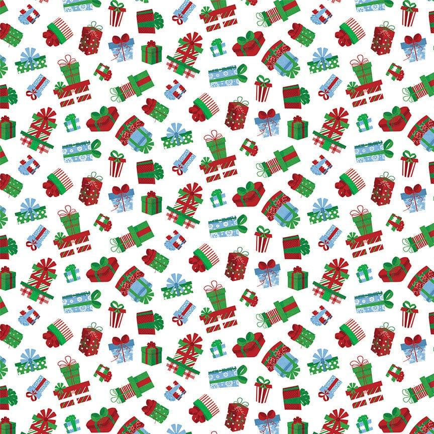Santa, Please Stop Here Collection All Wrapped Up 12 x 12 Double-Sided Scrapbook Paper by Photo Play Paper - Scrapbook Supply Companies