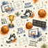 Sports Collection Basketball 12 x 12 Double-Sided Scrapbook Paper by SSC Designs