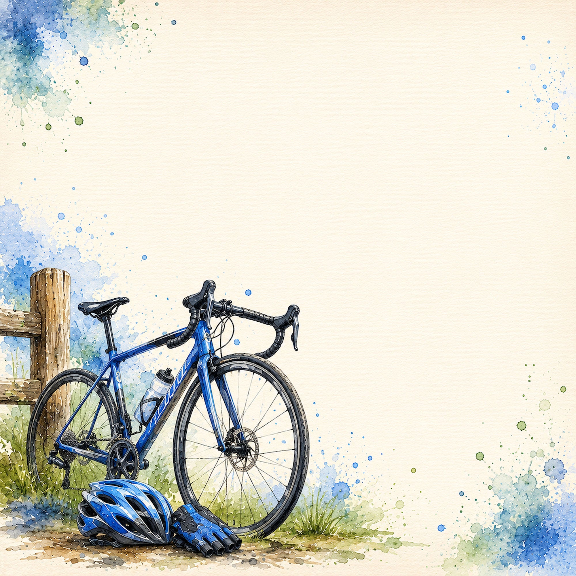 Sports Collection Biking 12 x 12 Double-Sided Scrapbook Paper by SSC Designs