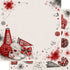 Sports Collection Cheer Red 12 x 12 Double-Sided Scrapbook Paper by SSC Designs