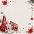 Sports Collection Cheer Red 12 x 12 Double-Sided Scrapbook Paper by SSC Designs