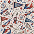 Sports Collection Color Guard 12 x 12 Double-Sided Scrapbook Paper by SSC Designs