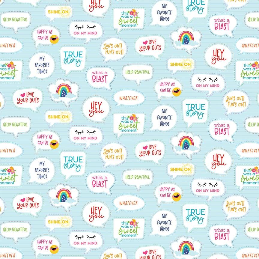 Serendipity Collection Choose Happy 12 x 12 Double-Sided Scrapbook Paper by Photo Play Paper - Scrapbook Supply Companies