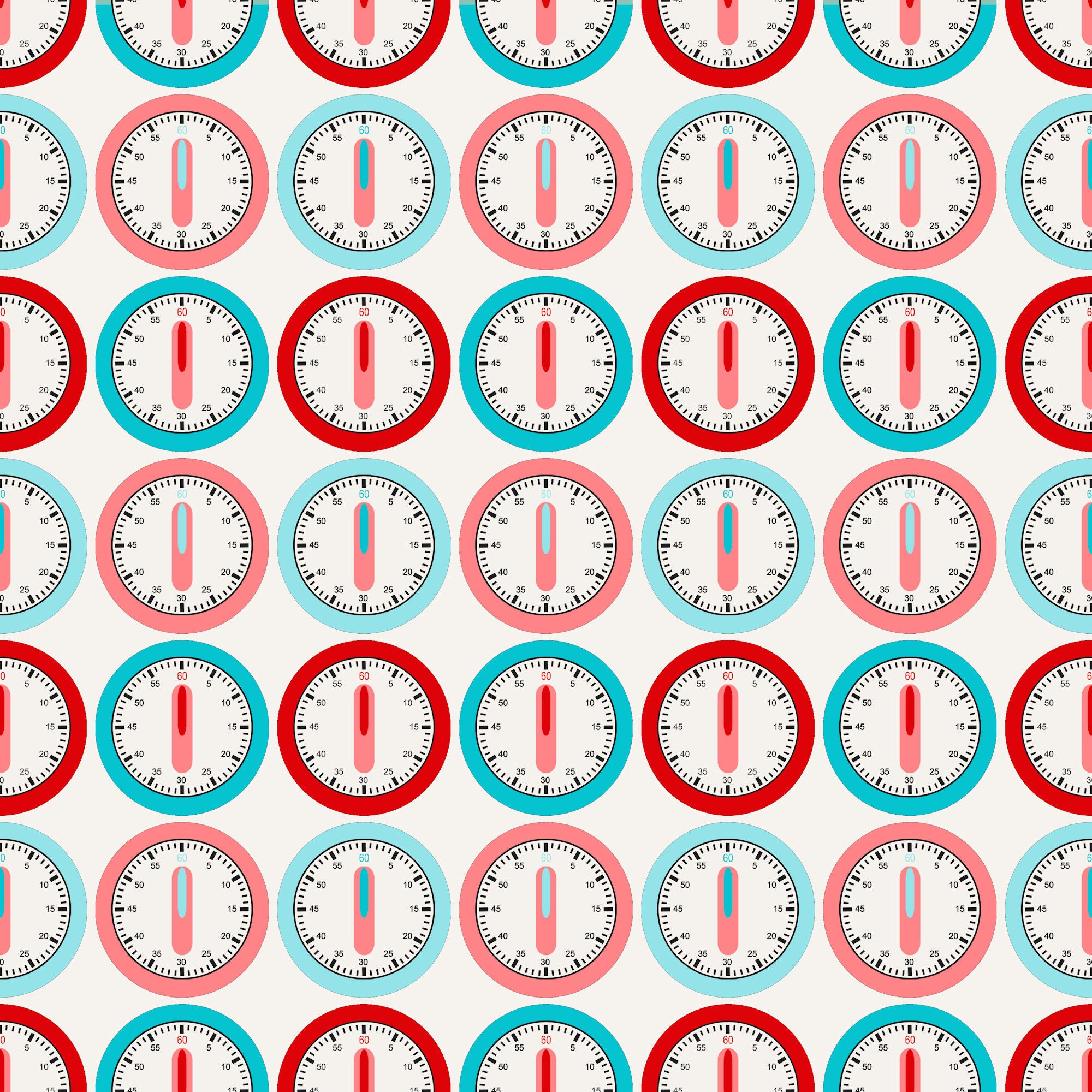 Sugar & Spice Collection Time's Up 12 x 12 Double-Sided Scrapbook Paper by SSC Designs