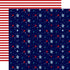 Stars and Stripes Forever Collection Shooting Stars 12 x 12 Double-Sided Scrapbook Paper by Echo Park Paper