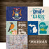 Stateside Collection Michigan 12 x 12 Double-Sided Scrapbook Paper by Eco Park Paper